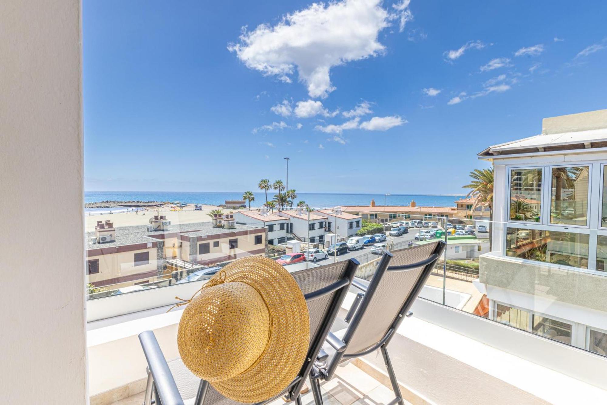 Atico Apartamento Las Burras Playa San Agustín Exteriör bild
